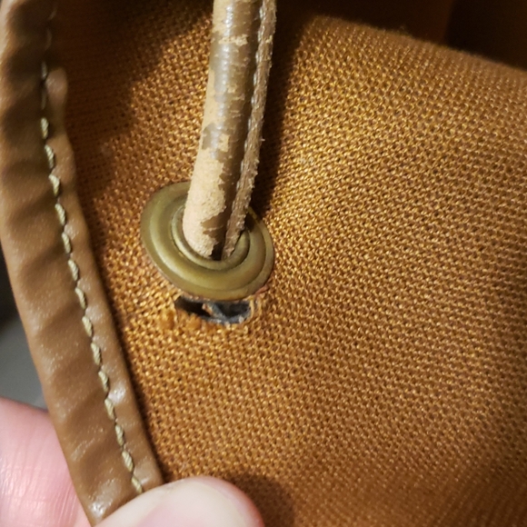 CHRISTIAN DIOR Black Honeycomb Bucket Bag Purse - Picture 10 of 15